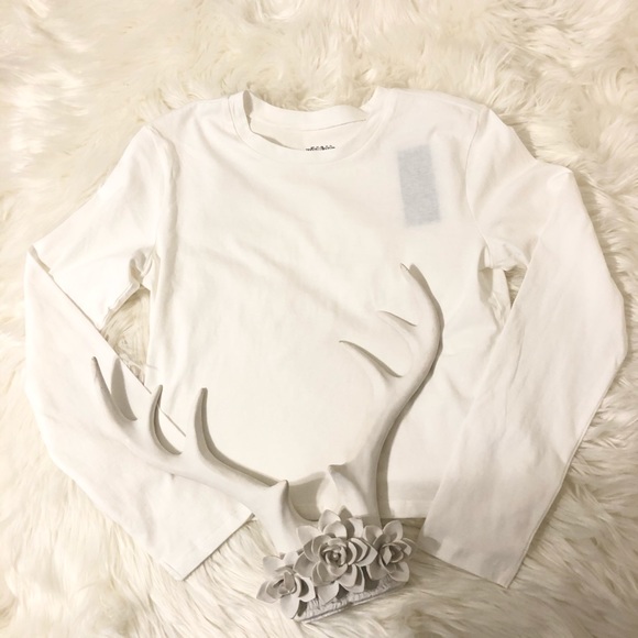 Wild Fable Classic Long Sleeve White Tee Small - Picture 3 of 15